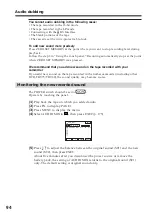 Preview for 94 page of Sony DCR-TRV75 Operating Instructions Manual