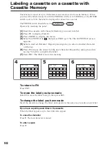 Preview for 98 page of Sony DCR-TRV75 Operating Instructions Manual