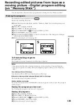 Preview for 125 page of Sony DCR-TRV75 Operating Instructions Manual