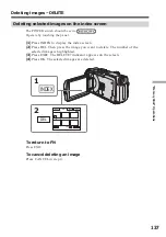 Preview for 137 page of Sony DCR-TRV75 Operating Instructions Manual