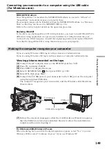 Preview for 149 page of Sony DCR-TRV75 Operating Instructions Manual