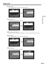 Preview for 57 page of Sony DCR-TRV80 Operating Instructions Manual