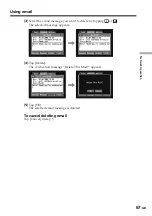 Preview for 67 page of Sony DCR-TRV80 Operating Instructions Manual