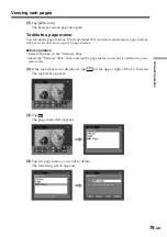 Preview for 79 page of Sony DCR-TRV80 Operating Instructions Manual