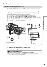 Preview for 49 page of Sony DCR VX2100 - Handycam Camcorder - 380 KP Operating Instructions Manual