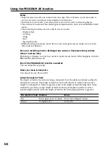 Preview for 58 page of Sony DCR VX2100 - Handycam Camcorder - 380 KP Operating Instructions Manual