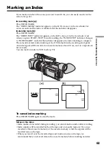 Preview for 63 page of Sony DCR VX2100 - Handycam Camcorder - 380 KP Operating Instructions Manual