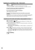 Preview for 66 page of Sony DCR VX2100 - Handycam Camcorder - 380 KP Operating Instructions Manual