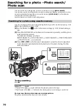 Preview for 70 page of Sony DCR VX2100 - Handycam Camcorder - 380 KP Operating Instructions Manual