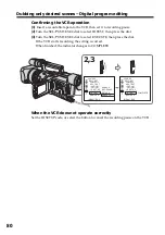 Preview for 80 page of Sony DCR VX2100 - Handycam Camcorder - 380 KP Operating Instructions Manual