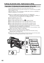 Preview for 82 page of Sony DCR VX2100 - Handycam Camcorder - 380 KP Operating Instructions Manual