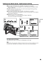 Preview for 85 page of Sony DCR VX2100 - Handycam Camcorder - 380 KP Operating Instructions Manual