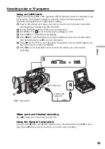 Preview for 91 page of Sony DCR VX2100 - Handycam Camcorder - 380 KP Operating Instructions Manual