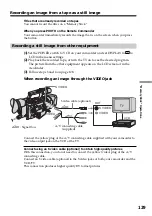 Preview for 129 page of Sony DCR VX2100 - Handycam Camcorder - 380 KP Operating Instructions Manual