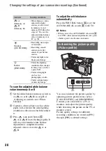 Preview for 30 page of Sony DCR-VX2200E Operating Manual