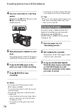 Preview for 74 page of Sony DCR-VX2200E Operating Manual