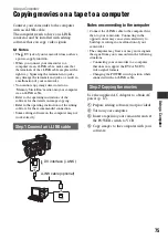 Preview for 75 page of Sony DCR-VX2200E Operating Manual