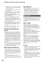 Preview for 92 page of Sony DCR-VX2200E Operating Manual