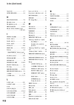 Preview for 110 page of Sony DCR-VX2200E Operating Manual