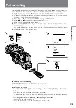 Preview for 35 page of Sony DCR-VX9000 Operating Instructions Manual