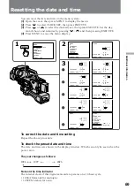 Preview for 69 page of Sony DCR-VX9000 Operating Instructions Manual