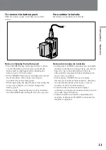 Preview for 11 page of Sony DCR-VX9000E Operating Instructions Manual