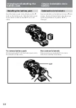 Preview for 12 page of Sony DCR-VX9000E Operating Instructions Manual