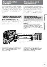 Preview for 25 page of Sony DCR-VX9000E Operating Instructions Manual