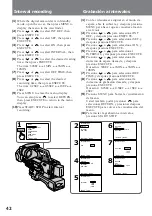 Preview for 42 page of Sony DCR-VX9000E Operating Instructions Manual