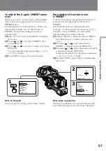 Preview for 57 page of Sony DCR-VX9000E Operating Instructions Manual