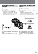 Preview for 61 page of Sony DCR-VX9000E Operating Instructions Manual