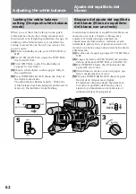 Preview for 62 page of Sony DCR-VX9000E Operating Instructions Manual