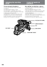 Preview for 68 page of Sony DCR-VX9000E Operating Instructions Manual