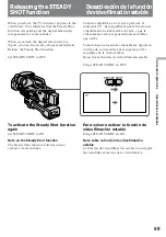 Preview for 69 page of Sony DCR-VX9000E Operating Instructions Manual