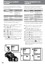 Preview for 70 page of Sony DCR-VX9000E Operating Instructions Manual