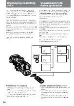 Preview for 76 page of Sony DCR-VX9000E Operating Instructions Manual