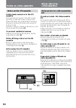 Предварительный просмотр 86 страницы Sony DCR-VX9000E Operating Instructions Manual