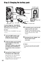 Предварительный просмотр 22 страницы Sony DCRDVD408 - 4MP DVD Handycam Camcorder Operating Manual