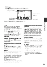 Предварительный просмотр 33 страницы Sony DCRDVD408 - 4MP DVD Handycam Camcorder Operating Manual