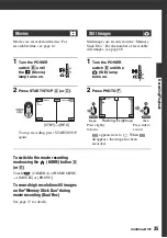 Предварительный просмотр 35 страницы Sony DCRDVD408 - 4MP DVD Handycam Camcorder Operating Manual