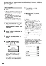 Предварительный просмотр 48 страницы Sony DCRDVD408 - 4MP DVD Handycam Camcorder Operating Manual