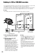 Предварительный просмотр 56 страницы Sony DCRDVD408 - 4MP DVD Handycam Camcorder Operating Manual