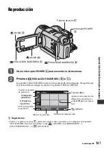 Preview for 137 page of Sony DCRDVD408 - 4MP DVD Handycam Camcorder Operating Manual