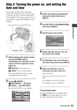 Предварительный просмотр 25 страницы Sony DCRDVD850 - Handycam DVD Hybrid Camcorder Operating Manual