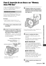 Предварительный просмотр 149 страницы Sony DCRDVD850 - Handycam DVD Hybrid Camcorder Operating Manual