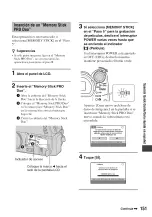 Предварительный просмотр 151 страницы Sony DCRDVD850 - Handycam DVD Hybrid Camcorder Operating Manual