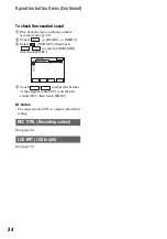 Preview for 34 page of Sony DCRHC38 - Handycam DCR HC38 Camcorder Operating Manual