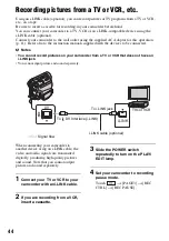 Preview for 44 page of Sony DCRHC38 - Handycam DCR HC38 Camcorder Operating Manual