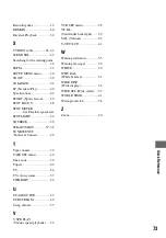 Preview for 73 page of Sony DCRHC38 - Handycam DCR HC38 Camcorder Operating Manual