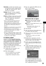 Preview for 23 page of Sony DCRSR300E - Handycam - Camcorder Operating Manual